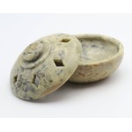 Soapstone  incense burner Diamond pattern