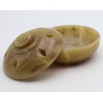 Soapstone  incense burner Diamond pattern