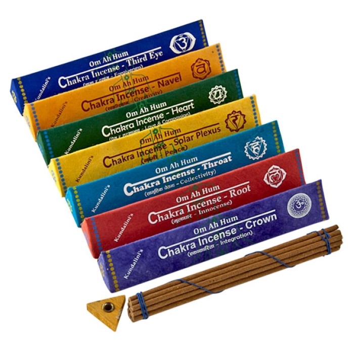 Tibetan 7 Chakra incense set