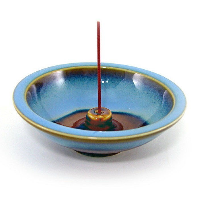 Shoyeido Denim Wheel incense holder