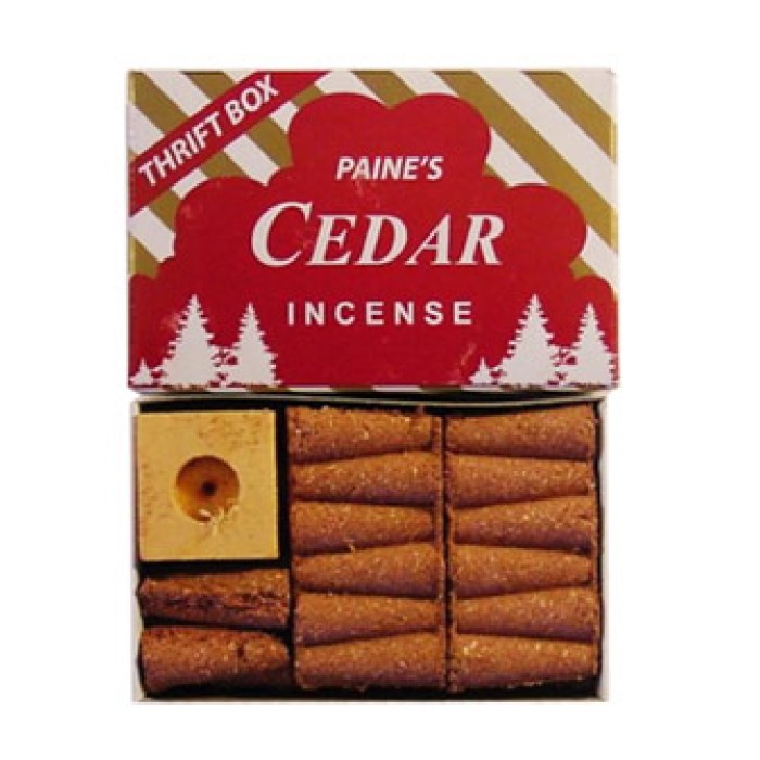 Cône d'encens Cèdre Rouge Paine 1.25''