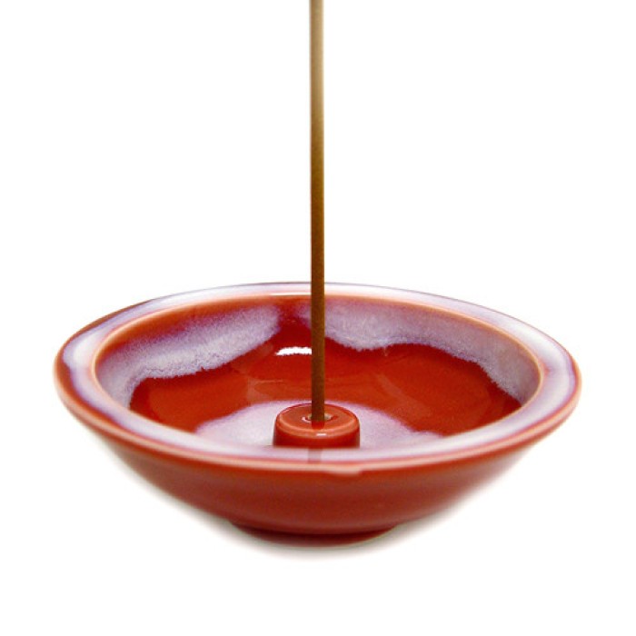 Shoyeido Crimson Wheel incense holder
