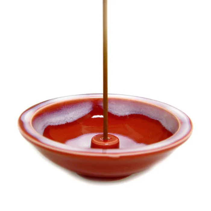 Shoyeido Crimson Wheel incense holder