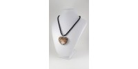 Murano style heart pendant