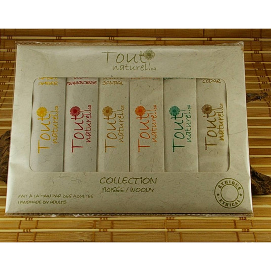 Tout Naturel woody incense collection