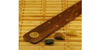Wooden incense holder (OM pattern)