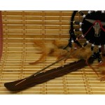 Feather wood incense Holder