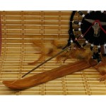 Natural wood incense Holder