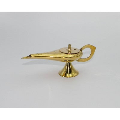  Brass Aladdin Genie Lamps Incense Burners (12 Inch