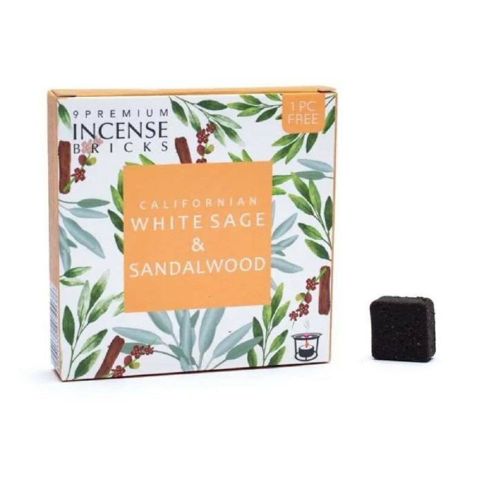 Briques encens sauge blanche et bois de santal Aromafume