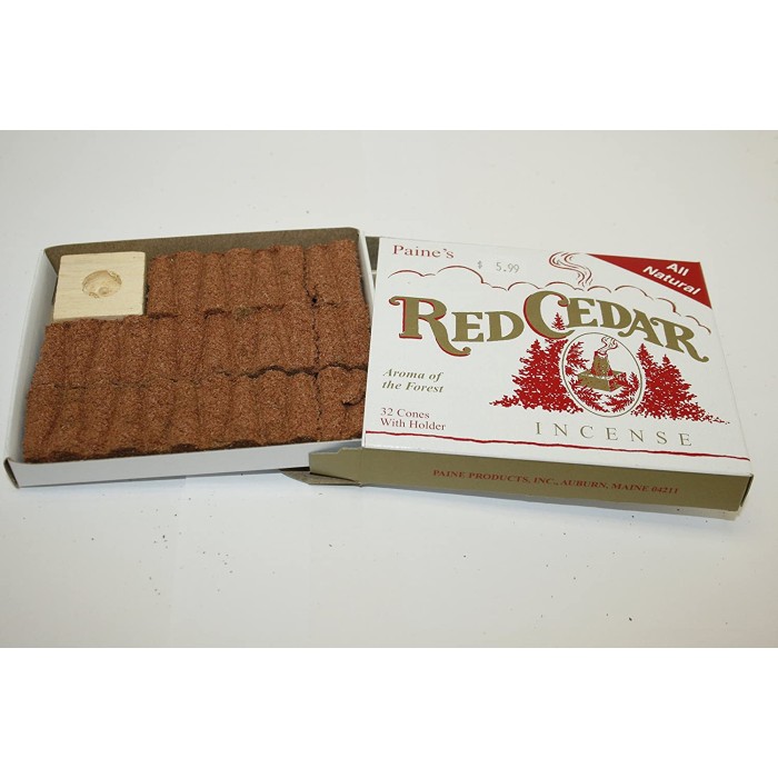Cône d'encens Cèdre Rouge Paine 1.25''