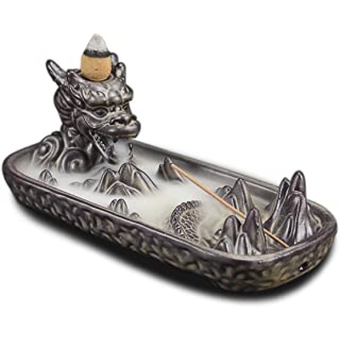 Backflow Dragon head incense burner