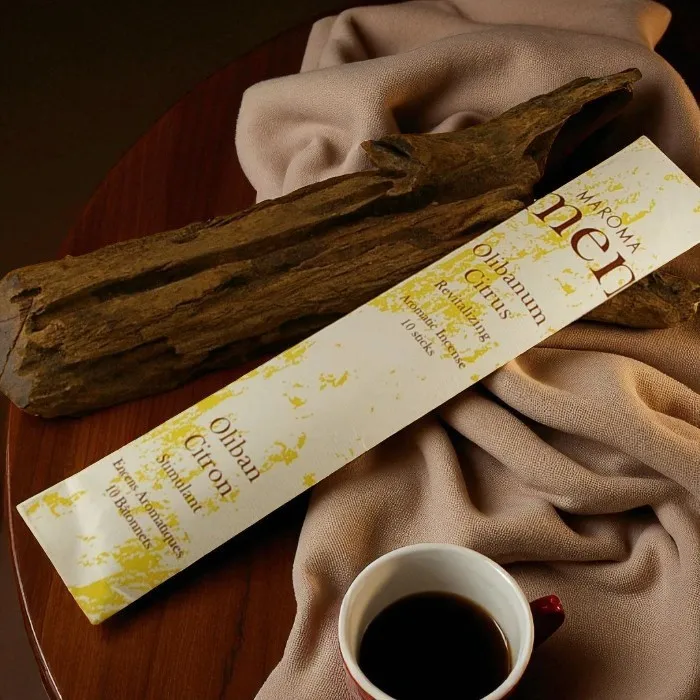 Encens Maroma Men oliban et citron 