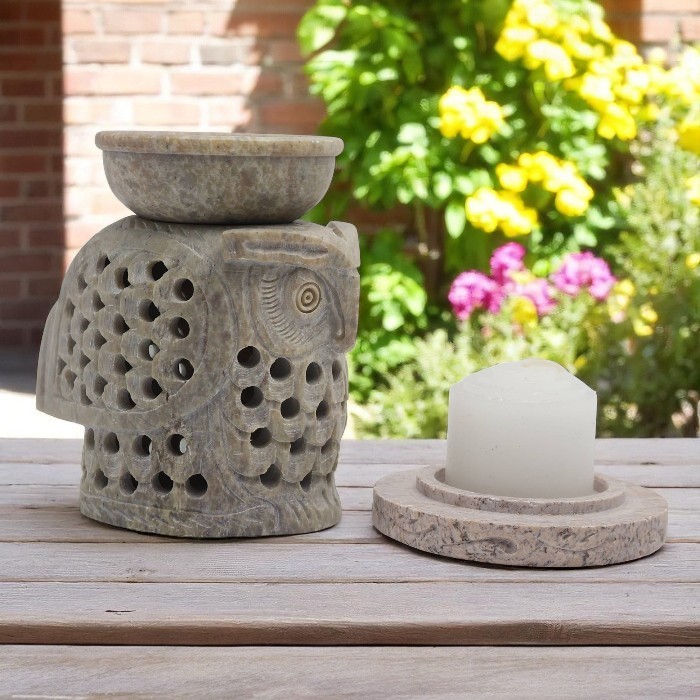 Soapstone essential oil diffuser