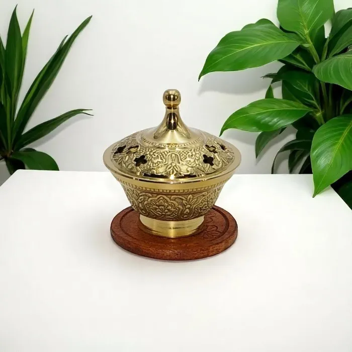 Brass incense burner
