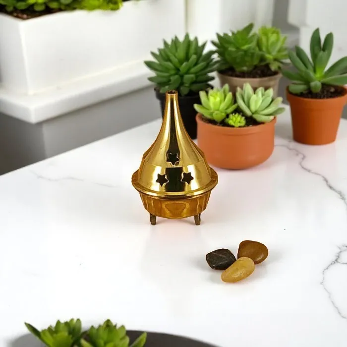 Brass incense burner