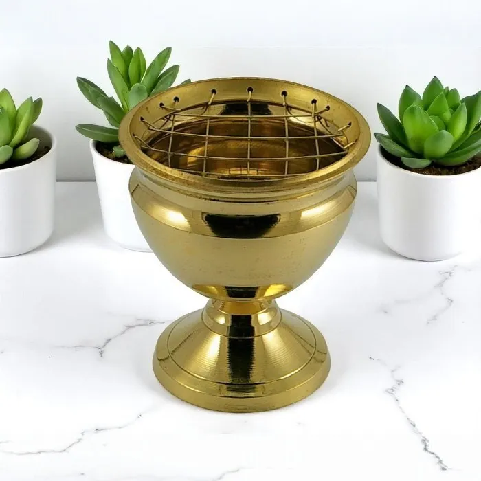 Brass incense burner