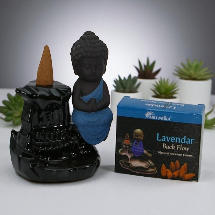 Arovatika backflow incense cones  Lavender