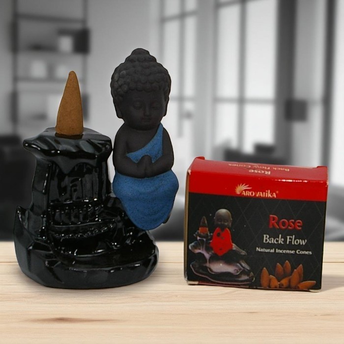 Arovatika backflow incense cones  Rose