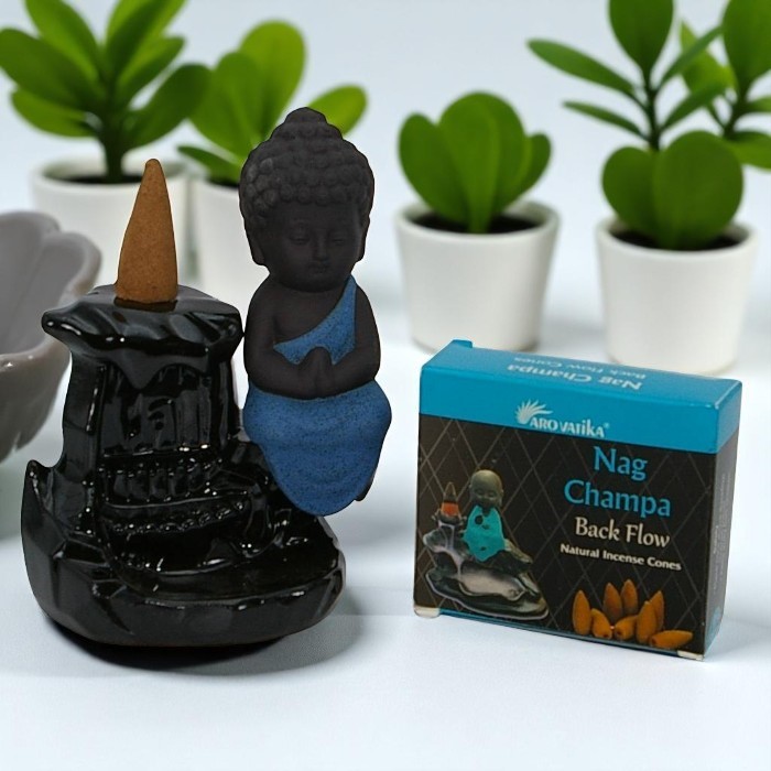 Arovatika backflow incense cones  Nag Champa