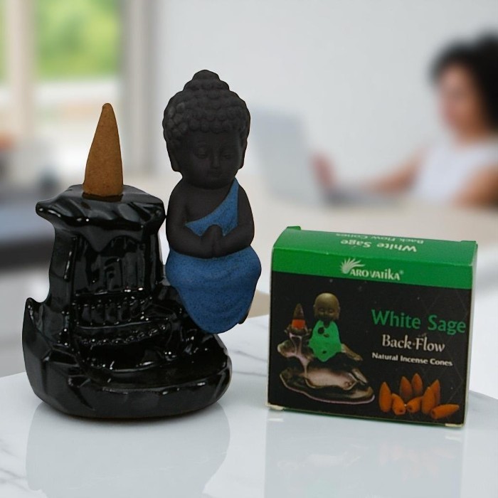 Arovatika backflow incense cones  White Sage