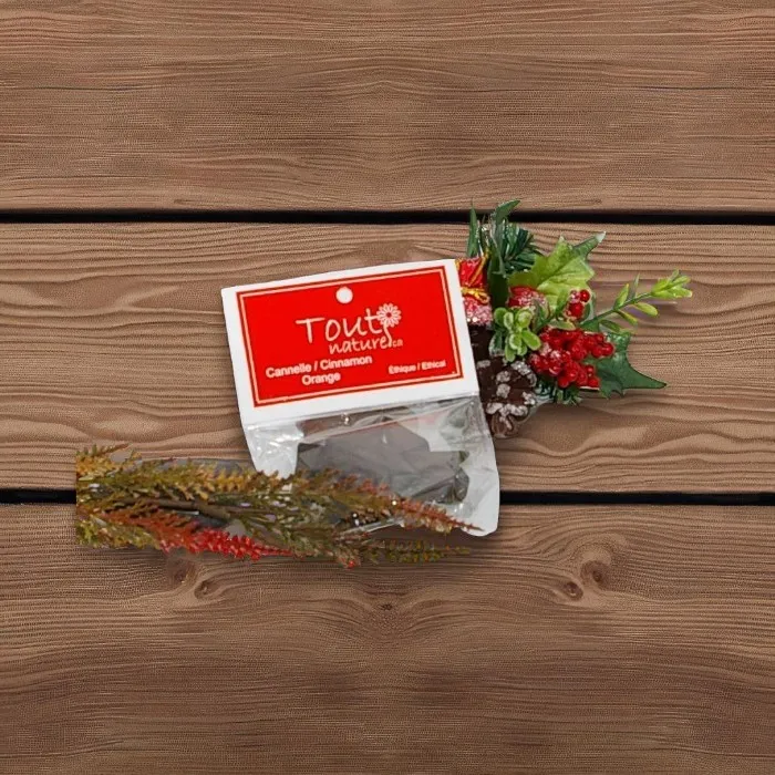 Tout Naturel Cinnamon orange incense cone