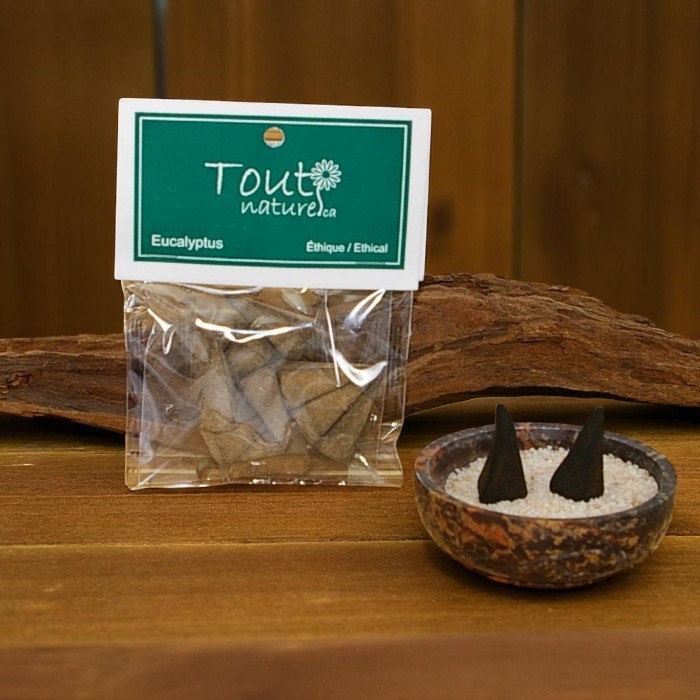 Cône d'encens Tout Naturel à l'eucalyptus