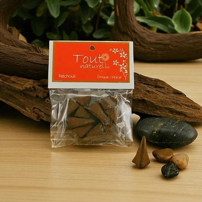 Tout Naturel Patchouli incense cone