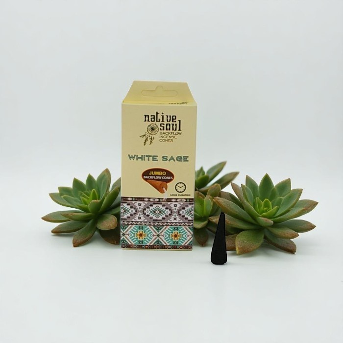 Native Soul  backflow incense cones  White Sage
