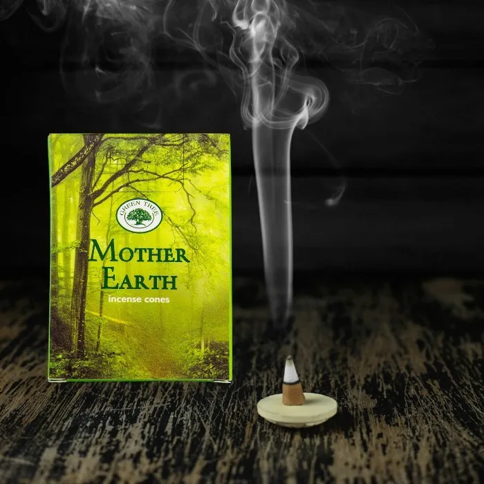 Green Tree Mother Earth incense cone