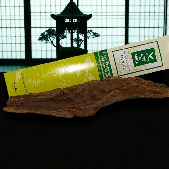 Encens Japonais Herb & Earth au Jasmin (moins de fumée)