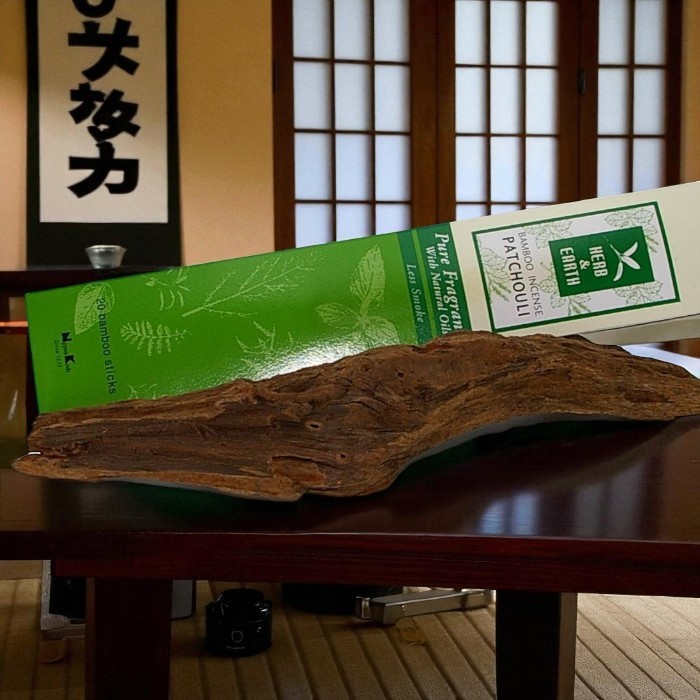 Encens Japonais Herb & Earth au Patchouli (moins de fumée)