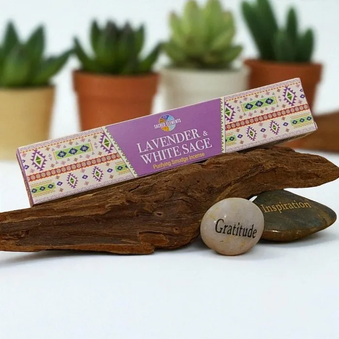 Sacred Elements  Lavender and White sage incense