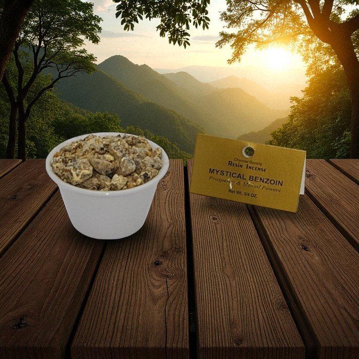 Mystical benzoin resin