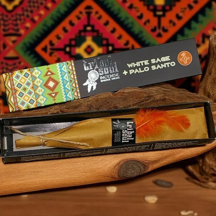 Tribal Soul White Sage and Palo Santo incense smudge