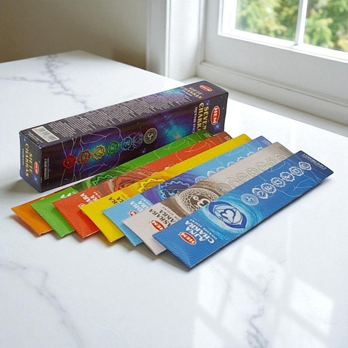 Ensemble encens Hem Sept Chakras