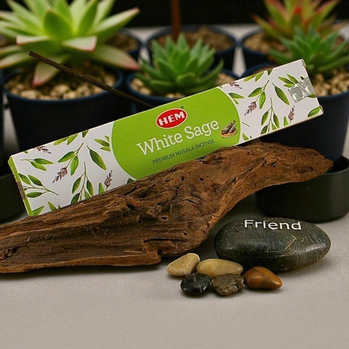 Hem Premium White Sage incense 15g