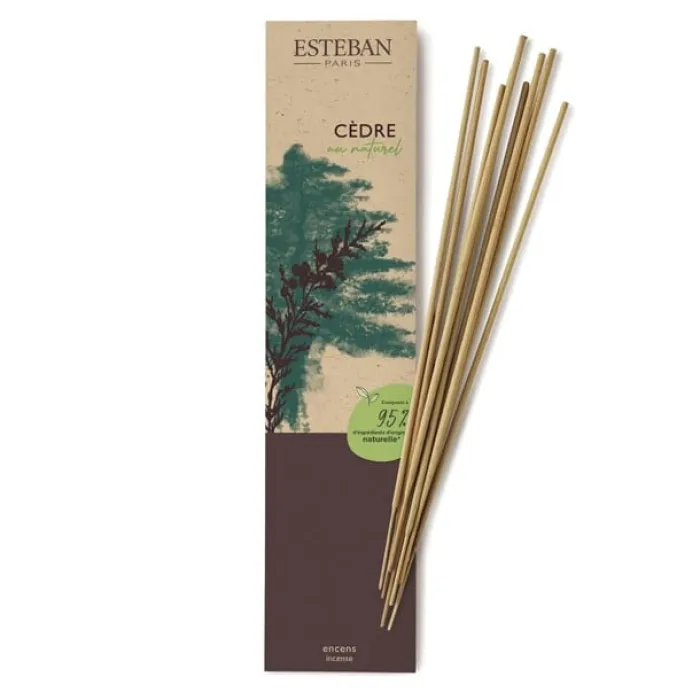 Esteban Cèdre au Naturel incense (Indian style)
