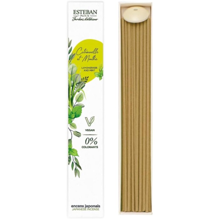 Encens Esteban Jardin Intérieur Citronnelle & menthe (Style japonais)
