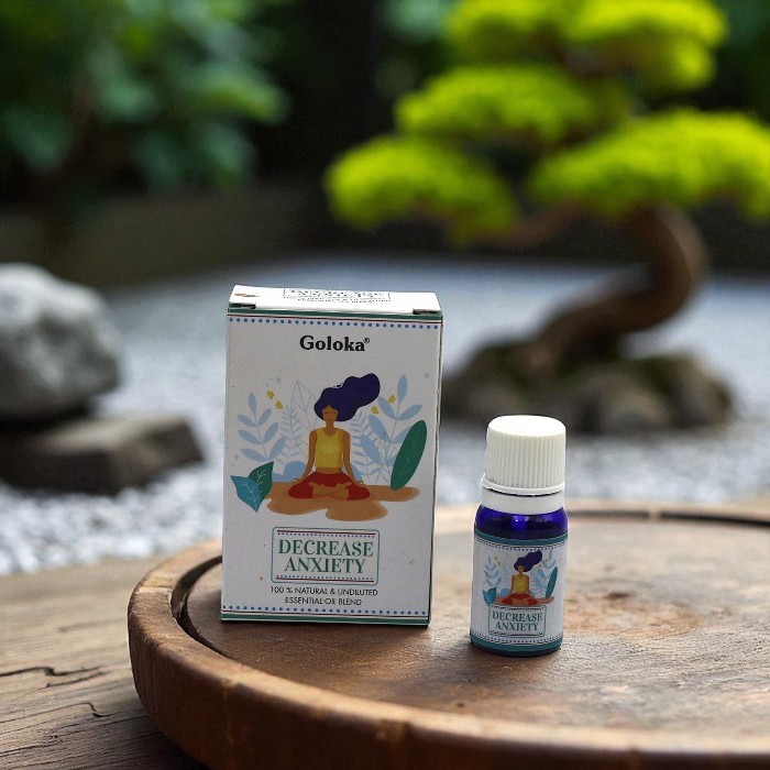 Decrease Anxiety essential oils blend Goloka