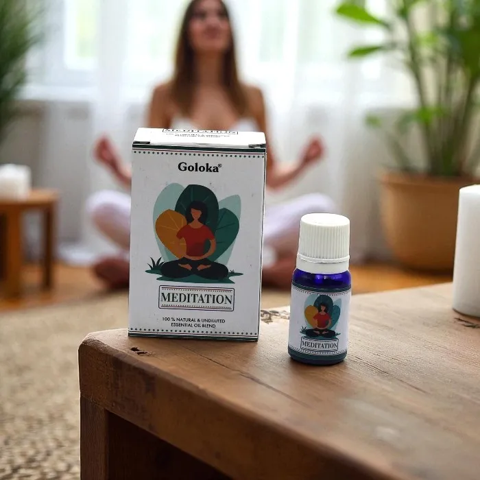 Meditation essential oils blend Goloka Meditation essential oils blend Goloka
