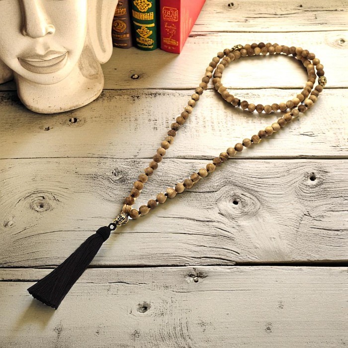 Mala spirituel en bois de Milkywood