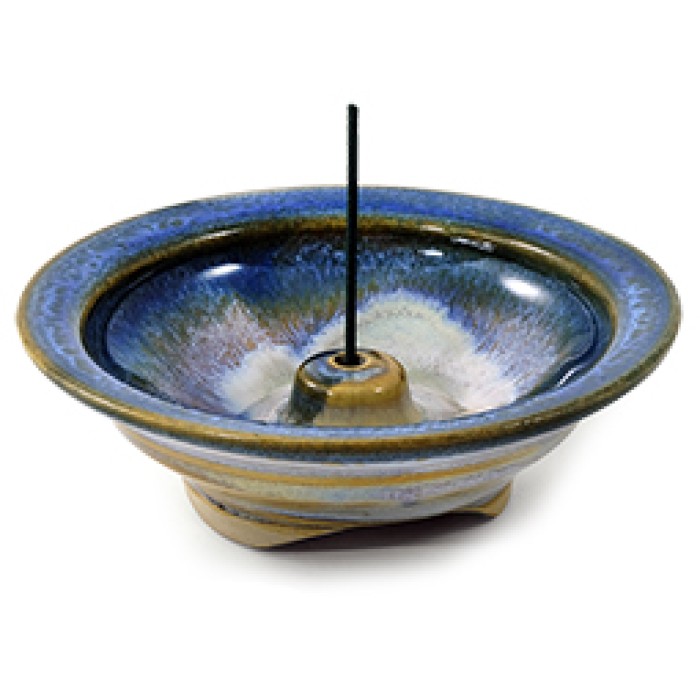 Shoyeido Ocean Blue incense holder