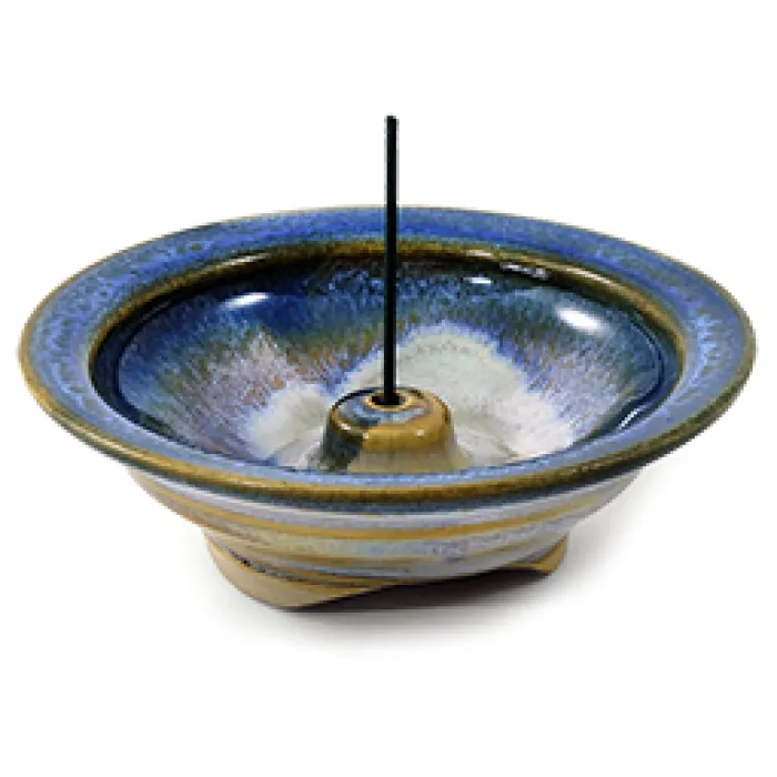Shoyeido Ocean Blue incense holder