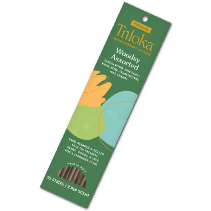 Triloka Premium Woodsy Assorted incense
